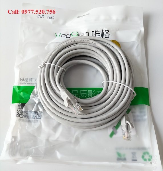 Dây mạng cat6 bấm sẵn dài 20m VegGieg V-E643